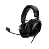 HyperX Cloud III, Cuffie da Gaming, Connessione Cablata a 3,5 mm, Controlli Audio Integrati, Telaio in Alluminio, Cuscinetti in Memory Foam Rivestiti in Similpelle, Adatto per PS4, Xbox e PC, Nero