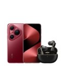 HUAWEI Pura 80 Pro Smartphone Rosso + FreeBuds Pro 4 Nero, 12GB+512GB, Fotocamera Ultra Lighting da 1 pollice, Fotocamera Ultra Lighting Macro con Teleobiettivo, Eliminazione del rumore AI, 5170 mAh