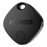 ATUVOS Air Tag Smart Tracker 1 Pezzo, Bluetooth Localizzatore Compatibile con Apple Dov’è (solo iOS, Android non supportato), Trova oggetti e chiavi, Bagagli/Valigie/Portafogli, Batteria Sostituibile.