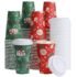 Clawsoff 100 Pack 3 oz Paper Cups White, Small Mouthwash Cups 3 OZ, Mini Disposable Bathroom Cups, Paper Cups 3 Ounce for Bathroom, Supermarket, Birthday Party, Travel, Events, Picnic, BBQ