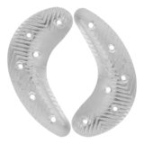 Baluue Piastre Di Protezione In Metallo Per Tacco Scarpa Uomo Kit Di Riparazione Con Vite Mezza Luna Antiscivolo Per Stivali E Sneakers Estendendo La Durata Di Vita