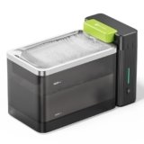 Amicura A3lite Fontanella per Gatti Ultrafiltrata, 3.3L Capacità, Disco in Acciaio 316, Filtrazione Tripla, Ultra Silenziosa (