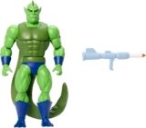 Masters of the Universe Origins – Whiplash Cartoon Collection, action figure cattivo con coda dalla serie MOTU anni ’80 con lanciarazzi incluso, giocattolo da collezione, 6+ anni, JBM95