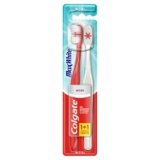 Colgate Max White – Spazzolino da denti medio, Confezione da2 pezzi