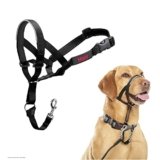 HALTI – Collare a cavezza Per impedire che il cane tiri il guinzaglio, regolabile, leggero, con fascia per il muso imbottita, collareanti-trazione per l’addestramento di cani medi (Taglia 3, Nero)