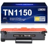 Lemero TN1150 Toner Compatibile per Brother HL-L1240W DCP-L1660W DCP-L1640W HL-L1242W Toner per 1150 (1000 Pagine) con Chip Nero