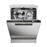 Haier I-Pro Shine Serie 3 Lavastoviglie a Libera Installazione 60 cm, 15 Coperti, 10 Programmi, Classe C, Lavaggio Flex Zone, App hOn +AI, AxLxP 85x 59,7×59,8 cm, Inox – XF 5C4M1X