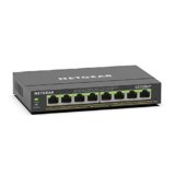 NETGEAR Switch Ethernet 8 porte PoE Gigabit Plus GS308EP – con 8 x PoE+ @ 62W – Montaggio a parete o da scrivania