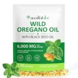 Olio di origano 120 capsule, oil of oregano with black seed oil