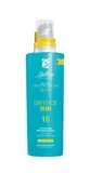 Bionike Defence Sun – Latte Fluido Solare Corpo per Pelli Sensibili e Intolleranti SPF 15, Azione Protettiva e Antiossidante, Waterproof e non Appiccicoso, Rafforza e Ripara la Pelle, 200 ml