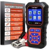 BT60 Pro Tester per Batterie Auto 100-3000 CCA con Stampa Cloud 6V 12V 24V AGM Litio Gel Analizzatore Digitale Alternatore Automobilistico Sistema di Avviamento e Carica per Auto Moto Camion Furgoni