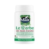 Matt, Le 12 Erbe del Buon Transito, Integratore Alimentare a Base di Principi Vegetali Utili per la Regolarità Quotidiana, Favorisce la Funzione Digestiva, Confezione da 100 Compresse