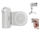 PGYTECH MagCam 2 Impugnatura per Smartphone Kit Modulare 3-in-1, Telecomando Bluetooth, Impugnatura di Ricarica e Supporto Wireless Magnetico MagSafe, per iPhone 12–17/Android 14 (Grigio Nebbia)