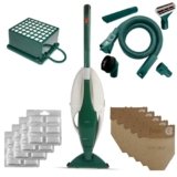 Scopa Elettrica Folletto VK 130 – Aspirapolvere Folletto RIGENERATO, Pronta all’Uso con Spazzola Standard + Kit Tubi e 2 Anni di Sacchetti | Potente Modello Ricondizionato, Testato e Garantito 24 Mesi