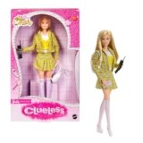 Barbie Signature – Clueless Cher, bambola da collezione 30° Anniversario, in abito a quadri giallo, zaino, telefono cellulare e foglio rosa inclusi, giocattolo per bambini, 6+ anni, JBJ34