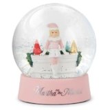 Martha Stewart Snow Globe Christmas – Martha on The Mantel Christmas Decor, Funny Collectible, Secret Santa Collectible, Snowglobes