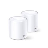 TP-Link Deco X60(2-pack) Nuova Versione AX5400Mbps Mesh Router Wi-Fi 6, Router e Ripetitore, 160MHz, 2 Pezzi con Copertura Fino a 490㎡, Ideale Per Case Grandi, Compatibile con Amazon Alexa