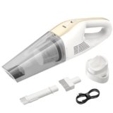 Aspirapolvere portatile senza fili 9500Pa con batteria 6000mAh e filtro HEPA lavabile, secco/umido per auto, peli animali e materassi, luce LED, autonomia fino a 30 min