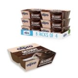 ALPRO DESSERT, Alternativa Vegetale al Budino al gusto CIOCCOLATO FONDENTE, Morbido e Goloso, Naturalmente Senza Lattosio – 6 confezioni da 4×125 g