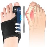 Viexpand Alluce Valgo Correttore, Tutore Separatori Per Piedi, Regolabile Correttore Dei Piedi, Divaricare e Allungare Le Dita, Giorno e Notte, Per Donna Uomo Proteggi Rilassare Dita(Sinistra)