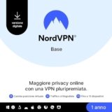 NordVPN Base, 10 Dispositivi, 1-Anno, Software VPN Premium, Codice Digitale