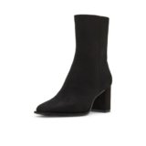 Madden Girl Women’s Monicaa Bootie, Black Fabric, 9.5