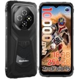 Blackview Fort 1 Rugged Smartphone Android 15, Batteria 10000mAh Telefono Indistruttibile, Gemini AI, 18(6+12) GB+256GB/2TB TF Celluare Antiurto, 6.56″ HD+, 4G/NFC/OTG/Fingerprint/GPS/2 Anni Garanzia