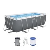 Bestway 56456-7 Set piscina fuori terra Steel Pro Max da 412x201x122 cm