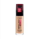 L’Oréal Paris Fondotinta Liquido Infaillible 32H, Coprente a Lunga Tenuta con Protezione Solare SPF25, Formula Waterproof e Idratante, Tonalità: 200 Natural Linen