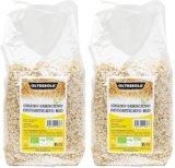 Oltresole, Grano Saraceno Decorticato Biologico 1 Kg, Cereale Crudo Non Trattato Termicamente, da Coltivazione Biologica, Confezione Ideale per Famiglie (Confezione da 2)