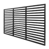 UISEBRT Griglia per Barbecue in ghisa Smaltata，60 x 40 cm Barbecue Accessori Barbecue per Griglia a Gas Carbone Forno e Griglia Rettangolo