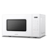 COMFEE’ Forno a Microonde Digitale, 700W, 20L, 6 Menù Preimpostati, Express Cook, 11 Livelli di Potenza, Scongelamento, Funzione di Memorizzazione – Bianco – CM-E202CC(WH)