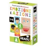 Headu Flashcards Montessori Emozioni E Azioni Per Sviluppare Autonomia E Personalità It23103 Gioco Educativo Per Bambini 1-4 Anni Made In Italy