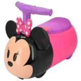 Kiddieland: Zoom Zoom Ride On – Minnie – Lights & Sounds, Disney Junior Foot-to-Floor Vehicle, Interactive Dashboard, Foldable Handle, Toddler 12-36mo