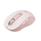 Logitech Signature M650 Wireless Mouse – For Small To Medium Sized Hands, SmartWheel Scrolling, Bluetooth, 24-Month Battery, Silent Clicks, Customizable Side Buttons, Contoured Shape – Rose