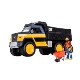 Cat Construction Workforce Hauler Action Set, 18-Piece Kids Construction Toy Playset with Freewheeling Hauler Truck, Lights & Action-Activated Sounds, 4-Inch Figure, Tools & Accessories, Ages 3+