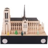 Calendario settimanale 3D 2026 – Notre-Dame de Paris | Calendario fai da te con modello architettonico 3D in carta | Decorazione scrivania & figura decorativa esclusiva
