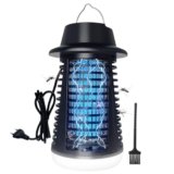 Lampada Anti Zanzare 2-in-1 Esterno/Interno,4200V UV + LED 9W,Copertura 150m², Impermeabile IPX4,Silenziosa, Senza Chimici,Con Spazzola e Garanzia