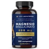 Magnesio Bisglicinato Puro 600mg 300 Compresse – Contribuisce alla Riduzione della Stanchezza Fisica e Mentale, Funzione Muscolare e Sistema Nervoso