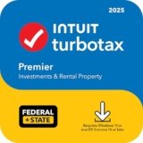 TurboTax Desktop Premier 2025, Federal & State Tax Return [PC/Mac Download]