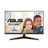 ASUS VY229Q Monitor Eye Care da 22” pollici (21.45) FHD (1920 x 1080), IPS 75Hz, Tempo di Risposta 1ms, FreeSync, Color Augmentation, Rest Reminder, Filtro Luci Blu, Anti-sfarfallio, DisplayPort, Nero