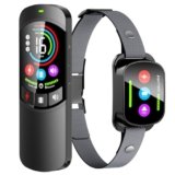 Canivix Dog Shock Collar with Remote Control, 3300FT Dog Training Collar with Beep/Vibration/Shock, Security Lock, IPX8 Waterproof Ecollar Rechargeable for Small Medium Large Dogs