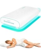 Cuscino Cervicale per Dormire Semi-Rigido Ortopedico Regolabile – per chi Dorme di Lato o di Schiena – Dimensioni Standard 70×35 – Supporto Sostenuto Collo – Cuscino Memory Foam – Antirussamento