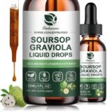 (2 Pack) Soursop Graviola Leaf Extract Liquid Drop Plus Pure Botanical Sea Moss for Cell Support & Regeneration, Immunity, Liver, Gut & Antioxidant – Soursop Bitters Liquid, Natural Flavor, 1 Fl Oz