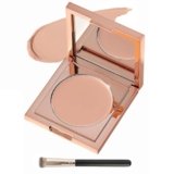 Colored Clay Cc Undereye Corrector, Under Eye Concealer, Hydrating Concealer, Color Corrector for Dark Circles with Brush (Light-Medium Peach)