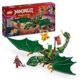 LEGO NINJAGO Drago della Foresta Verde di Lloyd – Figura Giocattolo Snodabile da Costruire, Set con 2 Minifigure, Armi e Cucciolo Dorato, Giochi per Bambini e Bambine da 6 Anni, Idea Regalo 71829