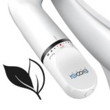 Ultra-Slim Bidet Attachment for Toilet Dual Nozzles Feminine & Rear Wash Bidet Toilet Seat Attachment Non Electric Self Cleaning Fresh Cold Water Toilet Bidets Spray Jet Easy Install (Black)