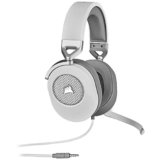 Corsair HS65 SURROUND Cuffie da Gioco Cablate Multipiattaforma – Dolby 7.1 Suono Surround – SonarWorks SoundID – Compatibili con iCUE – PC, Mac, PS5, PS4, Xbox, Nintendo Switch, Mobile – Bianco