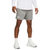 Under Armour Uomo Rival Terry 6″ Short, Pantaloni Corti Allenamento, Palestra e Corsa Leggeri, Shorts Sportivi Versatili e Traspiranti con Tasche,Onyx White/Onyx White,XXL