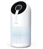 MOOKA Air Purifiers for Home Large Room up to 1095ft², H13 HEPA Filter Air Cleaner for Pets Bedroom Remove Smoke Dust Pollens Dander, Room Air Purifier with Timer Lock 4 Modes Night Light, M02